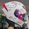CASCO MOTO BIHR KITTY BLANCO ROSA DOBLE VISOR DIURNO