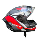 CASCO PARA MOTO INTEGRAL EXA FIBRA - MATTE BLACKRED