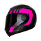 CASCO ICH ABATIBLE LOKHED FUCSIA NEGRO MATE