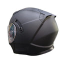 CASCO PARA MOTO ABATIBLE FIBRA V - MATTE BLACK MODULAR