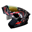 CASCO MOTO ABATIBLE KRATOS K35 HYDRA ROJO NEGRO