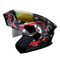 CASCO MOTO ABATIBLE KRATOS K35 HYDRA ROJO NEGRO
