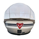 CASXO PARA MOTO INTEGRAL FIBRA V - GLOSS WHITE & BLACK