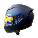 CASCO MOTO REVOX CERTIFICADO VISOR REVO AZUL DIA Y NOCHE