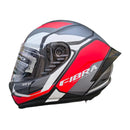 CASCO PARA MOTO INTEGRAL EXA FIBRA - MATTE BLACKRED