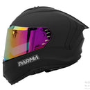 CASCO MOTO PARMA REBEL NEGRO MATE VISOR CAMALEON