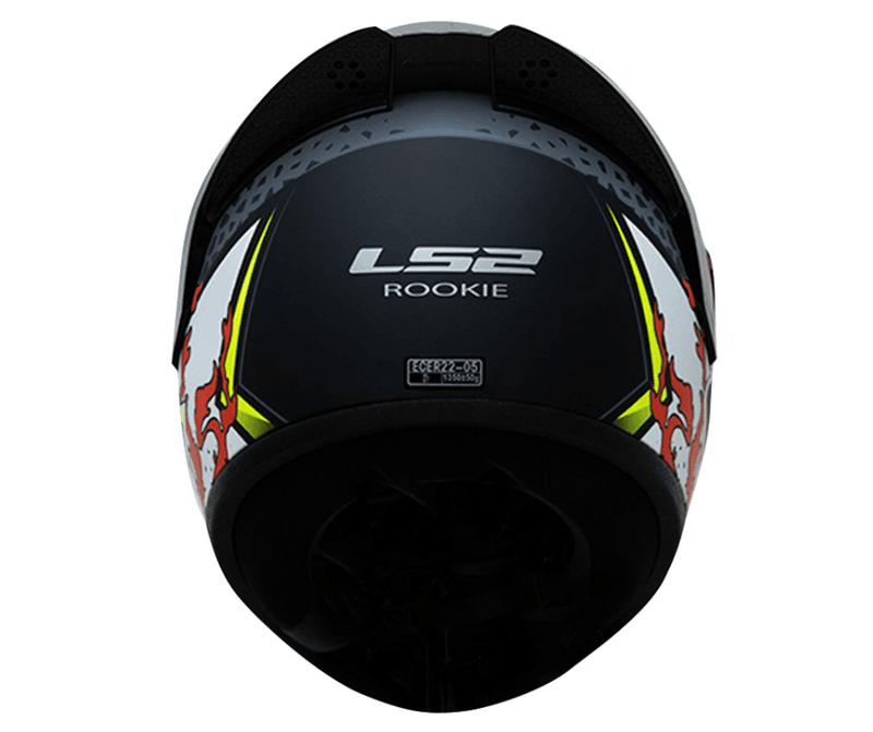 CASCO MOTO LS2 NS352 ANTARS NEGRO MATE ROJO POLARIZADO