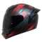 CASCO MOTO LS2 NS352 ENIX NEGRO MATE ROJO POLARIZADO