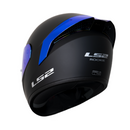 CASCO PARA MOTO LS2 NS352 NEGRO BRILLO AZUL VERDE