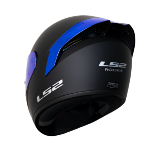 CASCO PARA MOTO LS2 NS352 NEGRO BRILLO AZUL VERDE