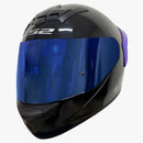 CASCO PARA MOTO LS2 NS352 NEGRO BRILLO AZUL