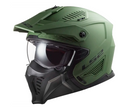 CASCO MOTO LS2 OF606 DRIFTER SOLID VERDE MILITAR MATE