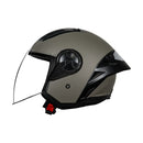 Casco abierto para motociclista LS2 OF616 SOLID verde olivo mate – ECE2206