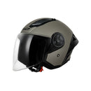 Casco abierto para motociclista LS2 OF616 SOLID verde olivo mate – ECE2206