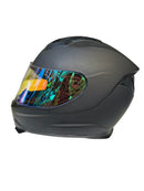 CASCO MOTO ARION NEGRO MATE AZUL