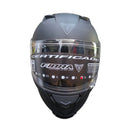 CASCO PARA MOTO ABATIBLE FIBRA V - MATTE BLACK MODULAR