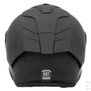 CASCO MOTO PARMA REBEL NEGRO MATE VISOR CAMALEON