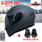 CASCO MOTO AXOR EX BIHR GRIS MATE DOBLE VISOR