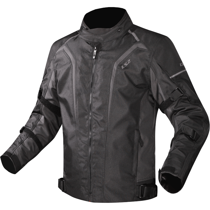 CASACA MOTO LS2 SEPANG NEGRO/GRIS OSCURO