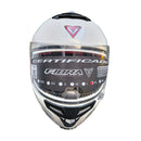 CASXO PARA MOTO INTEGRAL FIBRA V - GLOSS WHITE & BLACK
