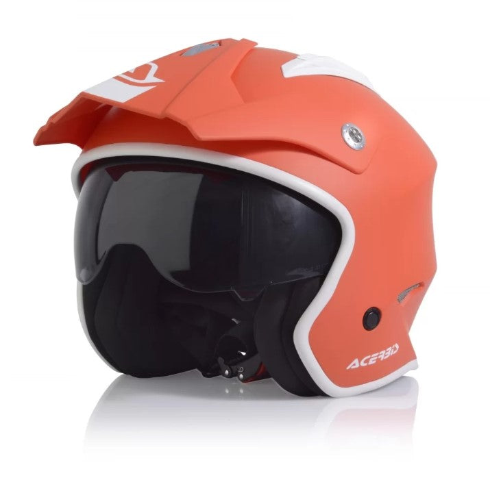 CASCO MOTO ACERBIS JET ARIA ROJO