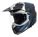 CASCO MOTO AXXIS CROSS ADVENTURE MX803 WOLF HYDRA GRIS AZUL MATE