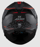 CASCO MOTO AXXIS HAWK EVO DARK JUSTICE GRIS MATE