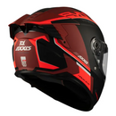 CASCO MOTO AXXIS HAWK TITAN B5 NEGRO TERRACOTA BRILLO
