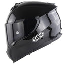 CASCO SOMAN DOBLE VISOR NEGRO BRILLO INTEGRAL