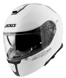 CASCO MOTO AXXIS GECKO BLANCO PERLA