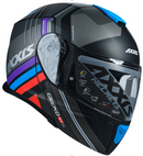 CASCO MOTO AXXIS GECKO SV EPIC B1 NEGRO MATE