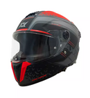 CASCO MOTO AXXIS HAWK EVO DARK JUSTICE C5 GRIS MATE