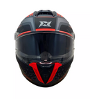 CASCO MOTO AXXIS HAWK EVO DARK JUSTICE C5 GRIS MATE