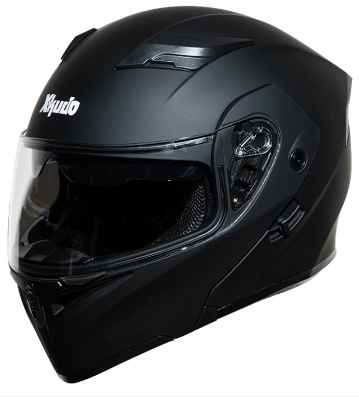 CASCO MOTO ABATIBLE XKUDO NEGRO MATE