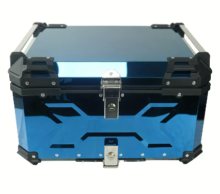 CAJA PORTADOCUMENTOS MOTO ROYAL ALUMINIO AZUL 45 LT