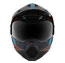 CASCO HRO MX 330 ADVENTURE CROSS INTEGRAL DOBLE VISOR VOLTEX NARANJA CELESTE