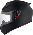 CASCO MOTO REVOX CERTIFICADO NEGRO MATE