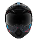 CASCO HRO MX 330 ADVENTURE CROSS INTEGRAL DOBLE VISOR VOLTEX ROSA AZUL