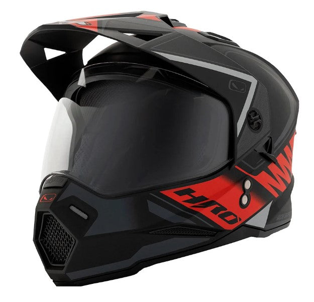 CASCO HRO MX 330 ADVENTURE CROSS INTEGRAL DOBLE VISOR ZURKO ROJO