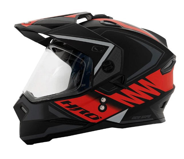 CASCO HRO MX 330 ADVENTURE CROSS INTEGRAL DOBLE VISOR ZURKO ROJO