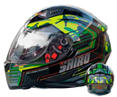 CASCO SHIRO SH 881 VERDE MILITAR BRILLO