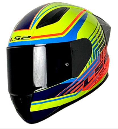 CASCO INTEGRAL LS2 NS353 KRUISE NARANJA AMARILLO