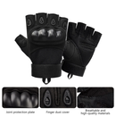 GUANTES DE MOTO MITONES TÁCTICOS NEGRO