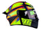 CASCO MOTO BIHR SOLELUNA AMARILLO MATE DOBLE VISOR