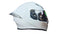 CASCO MOTO BIHR BLANCO BRILLO DOBLE VISOR POLARIZADO