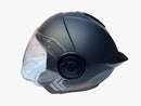 CASCO PARA MOTO FIBRA ONE BIT STREAM NEGRO MATE