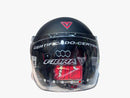 CASCO PARA MOTO FIBRA ONE BIT STREAM NEGRO MATE