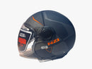 CASCO MOTO ABIERTO NZI RINGWAY DUO NEGRO NARANJA