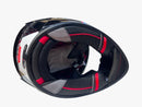 CASCO MOTO INTEGRAL NZI WAKE STREAM BLANCO NEGRO