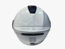 CASCO PARA MOTO FIBRA ONE BIT STREAM BLANCO BRILLO